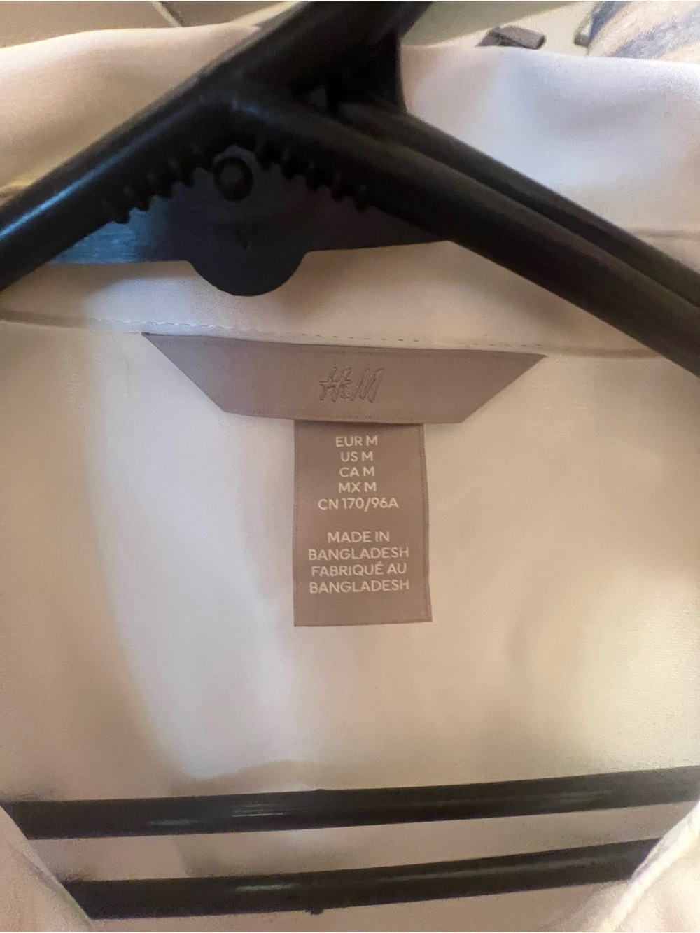 H&M white
Silky button down